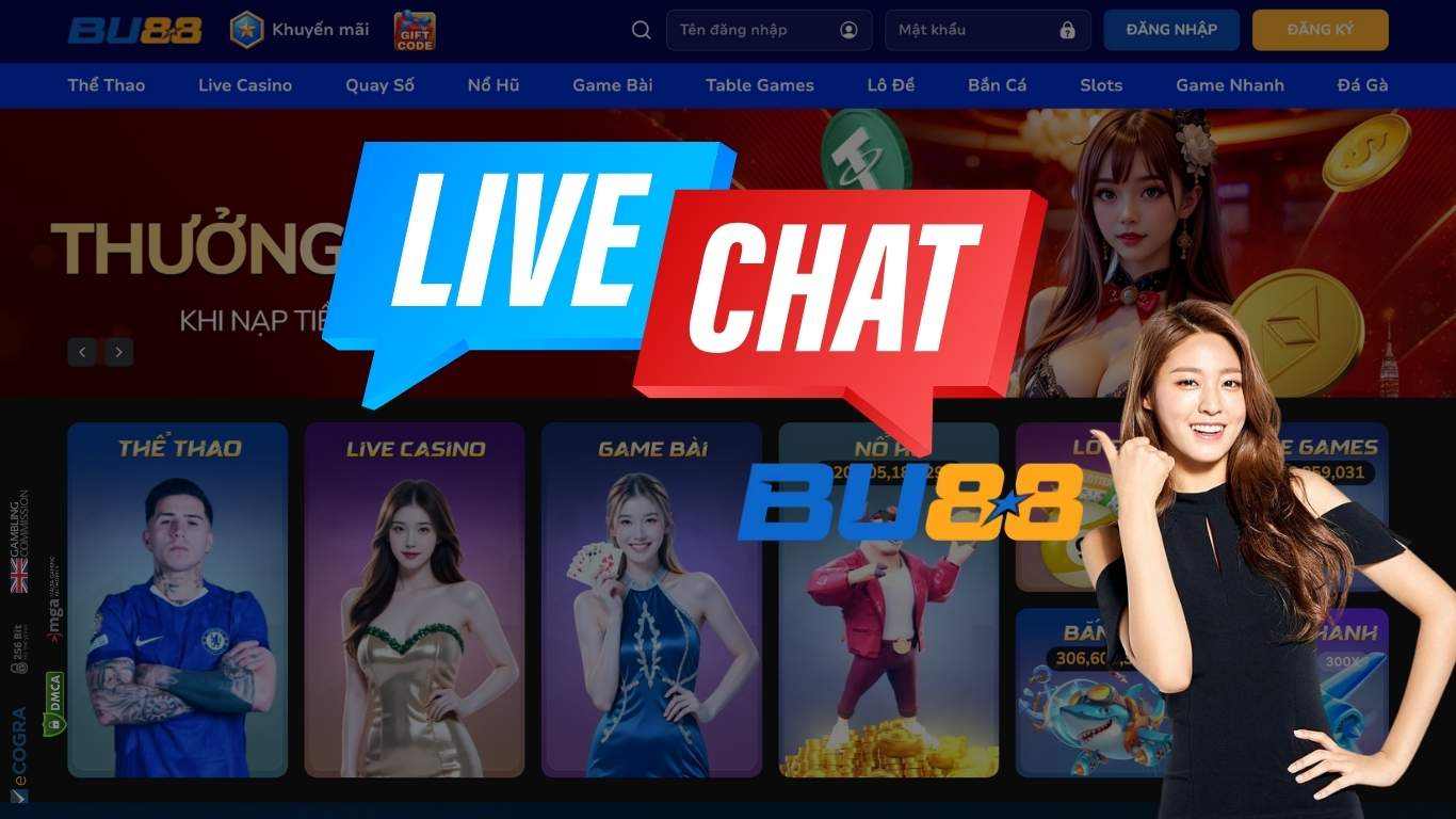 Ưu điểm của phương thức liên hệ live chat Bu88 Ưu điểm của phương thức liên hệ live chat Bu88