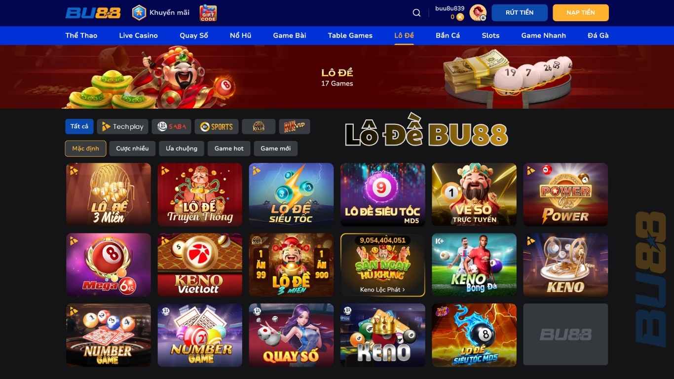 Những hình thức chơi lô đề Bu88